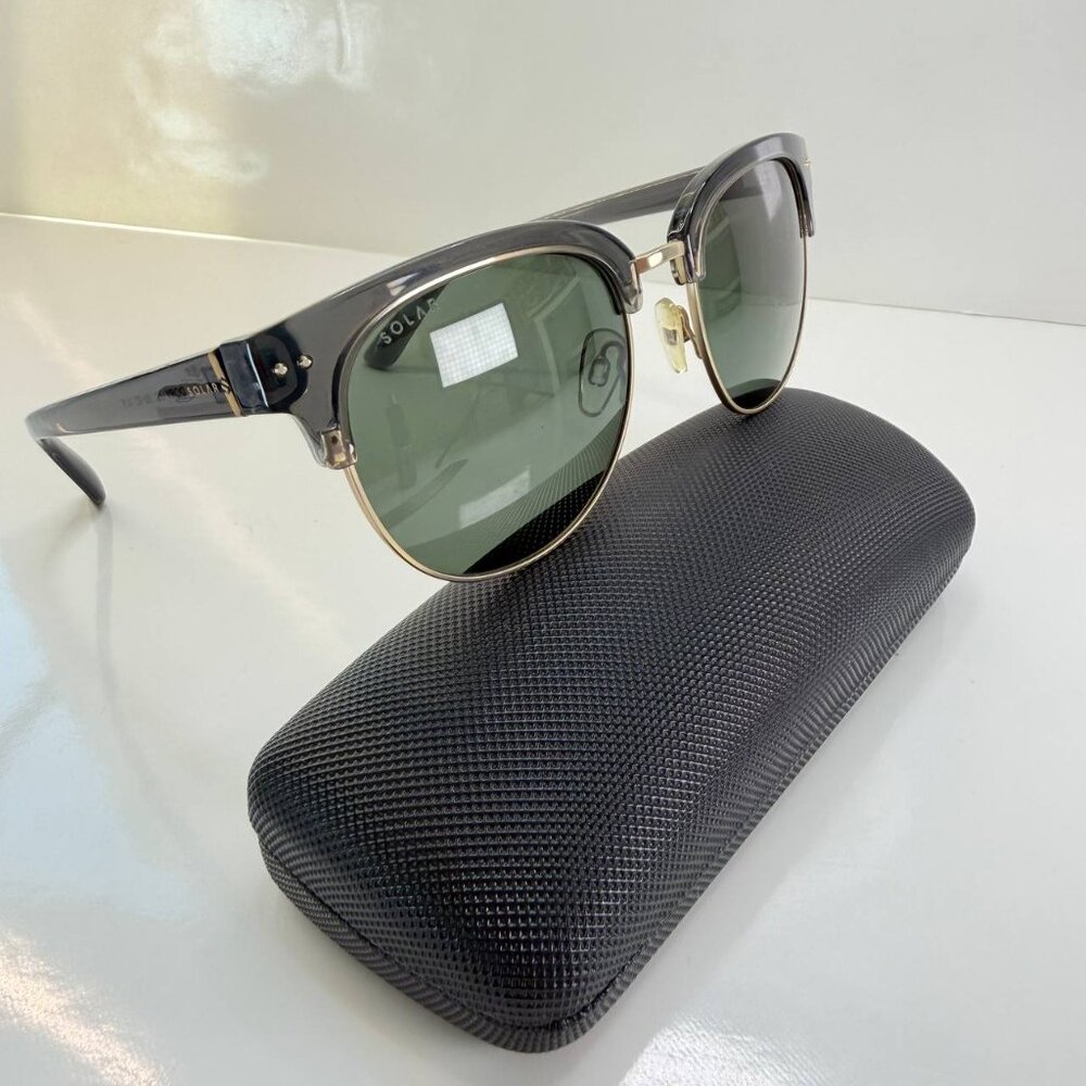 Solar “Dory” Sunglasses – Stylish Half-Rim Frame